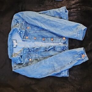 Denim blue jeans jacket